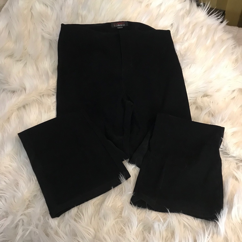 Vintage Z. Cavaricci Black bootleg pants juniors 9